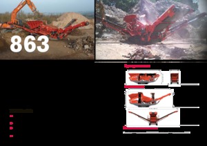 Mobilní třídiče Terex-Finlay 863+