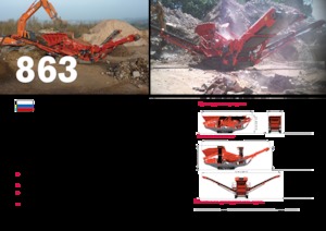 Mobilní třídiče Terex-Finlay 863+