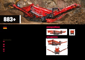 Mobilní třídiče Terex-Finlay 883+