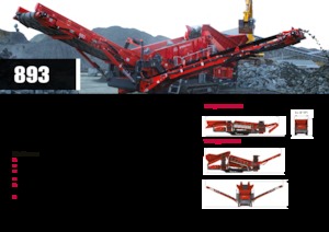 Mobilní třídiče Terex-Finlay 893