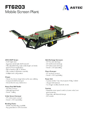 Mobilní třídiče Astec FT6203CC