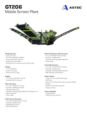 Mobilní třídiče Astec GT206