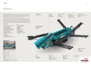 Mobilní třídiče Powerscreen H6203R