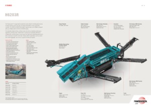 Mobilní třídiče Powerscreen H6203R