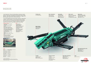 Mobilní třídiče Powerscreen H6203R