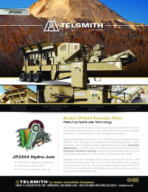 Mobilní třídiče Telsmith JP3244