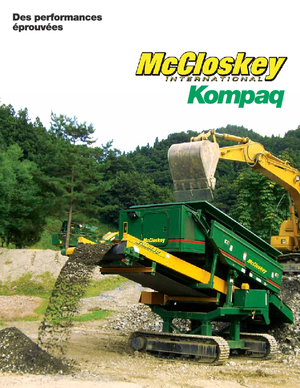 Mobilní třídiče McCloskey Kompaq