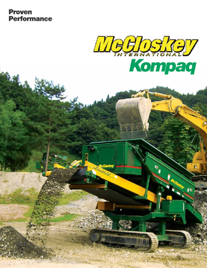 Mobilní třídiče McCloskey Kompaq