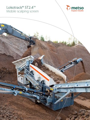 Mobilní třídiče Metso Lokotrack ST2.4