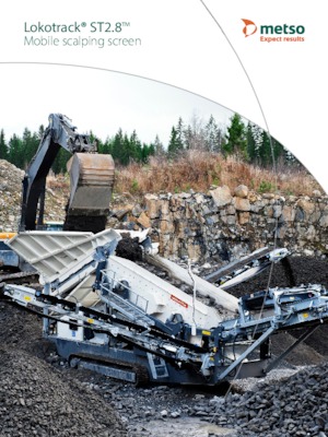 Mobilní třídiče Metso Lokotrack ST 2.8
