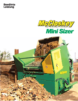 Mobilní třídiče McCloskey MiniSizer
