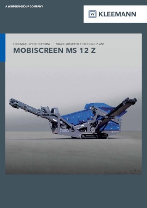 Mobilní třídiče Kleemann MS 12 Z