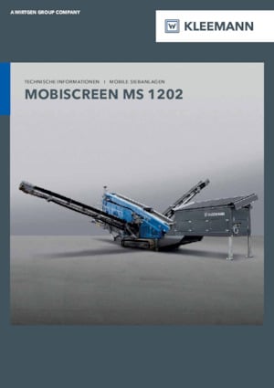 Mobilní třídiče Kleemann MS 1202