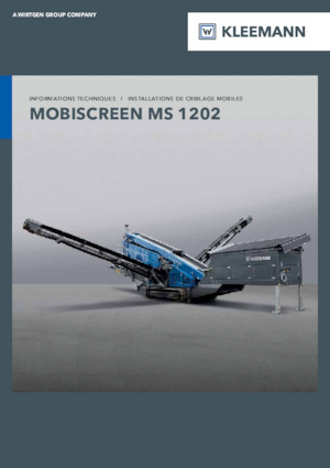 Mobilní třídiče Kleemann MS 1202