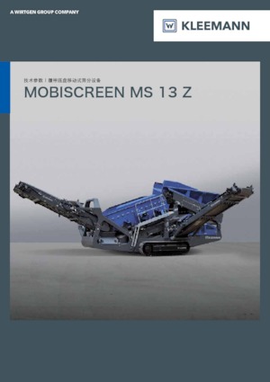 Mobilní třídiče Kleemann MS 13 Z