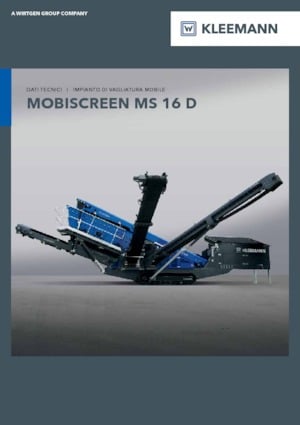 Mobilní třídiče Kleemann MS 16 D