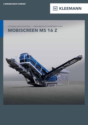 Mobilní třídiče Kleemann MS 16 Z