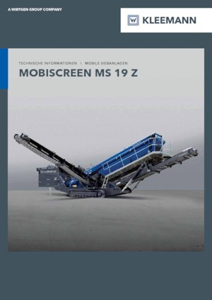Mobilní třídiče Kleemann MS 19 Z