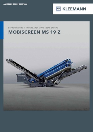 Mobilní třídiče Kleemann MS 19 Z