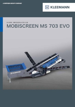 Mobilní třídiče Kleemann MS 703i EVO