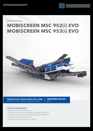 Mobilní třídiče Kleemann MSC 952i EVO