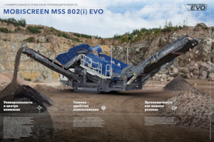 Mobilní třídiče Kleemann MSS 802(i) EVO