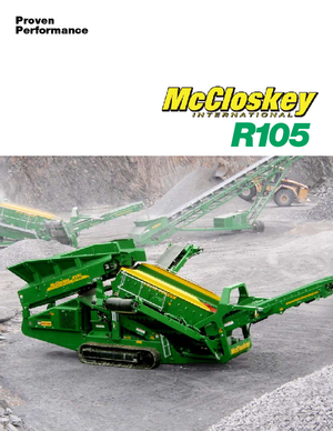 Mobilní třídiče McCloskey R105