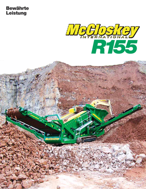 Mobilní třídiče McCloskey R155