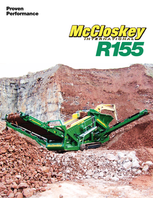 Mobilní třídiče McCloskey R155