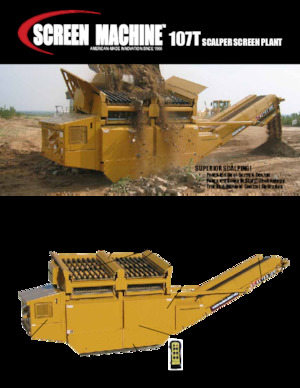 Mobilní třídiče Screen Machine Industries  Scalper 107T