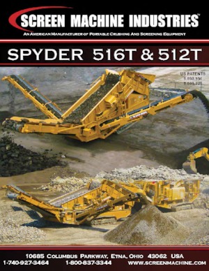 Mobilní třídiče Screen Machine Industries  Spyder 516T