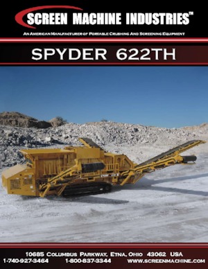 Mobilní třídiče Screen Machine Industries  Spyder 622TH