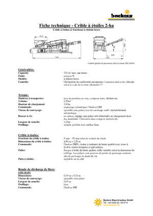 Mobilní třídiče Backers 2-ha