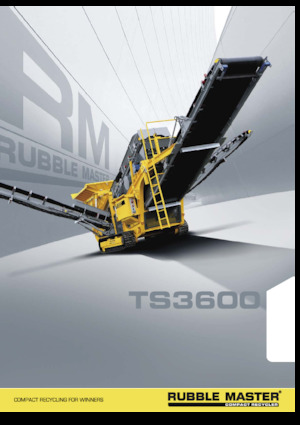Mobilní třídiče Rubble Master TS3600