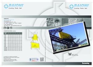 Mobilní třídiče Baioni W150/4