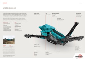 Mobilní třídiče Powerscreen WARRIOR 800