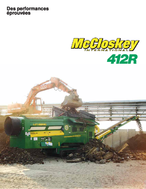 Mobilní bubnové třídiče McCloskey 412 RT