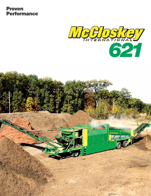 Mobilní bubnové třídiče McCloskey 621