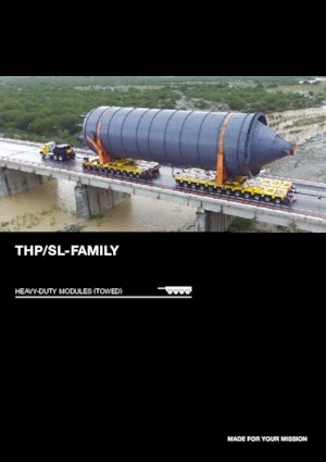 Modulární přívěsy pro těžký náklad Goldhofer THP/SL