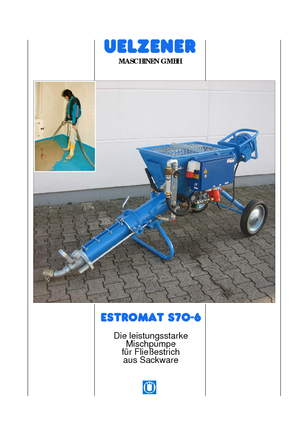 Směšovací čerpadla Uelzener Estromat S 70-6