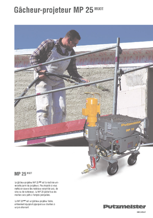 Směšovací čerpadla Putzmeister MP 25 Mixit JP-WP/D5K