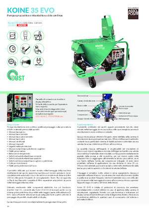 Omítací stroje Imer Koine 35 Evo