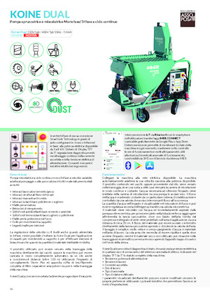 Omítací stroje Imer Koine Dual