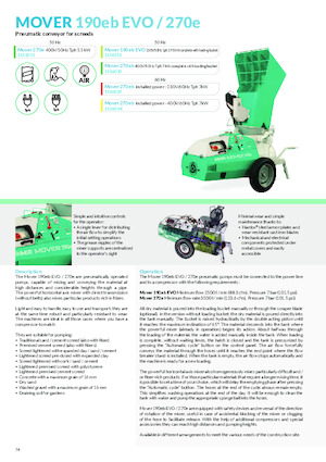 Omítací stroje Imer Mover 270eb WT