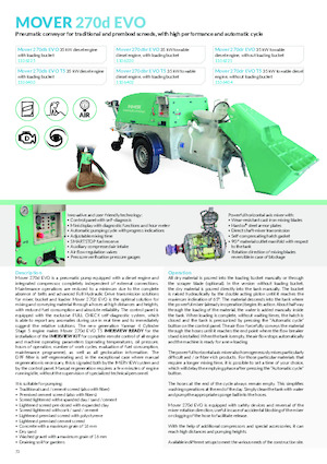 Omítací stroje Imer Mover 270db Evo