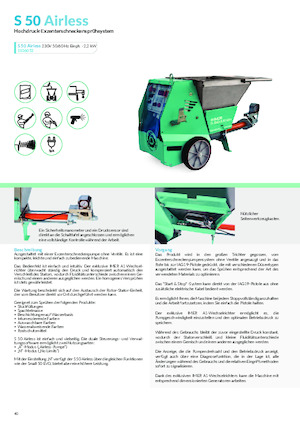 Omítací stroje Imer S 50 Airless