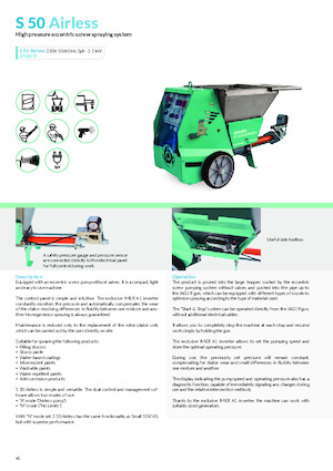 Omítací stroje Imer S 50 Airless