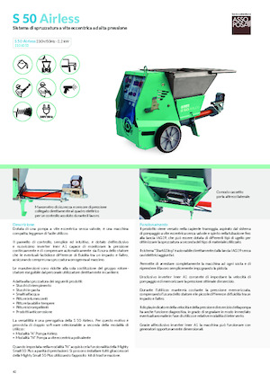 Omítací stroje Imer S 50 Airless