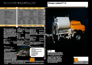 Stacionární čerpadla na beton Putzmeister P 13 EMR KA 230