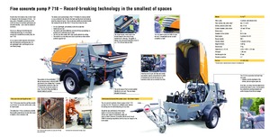 Stacionární čerpadla na beton Putzmeister P 718 TD